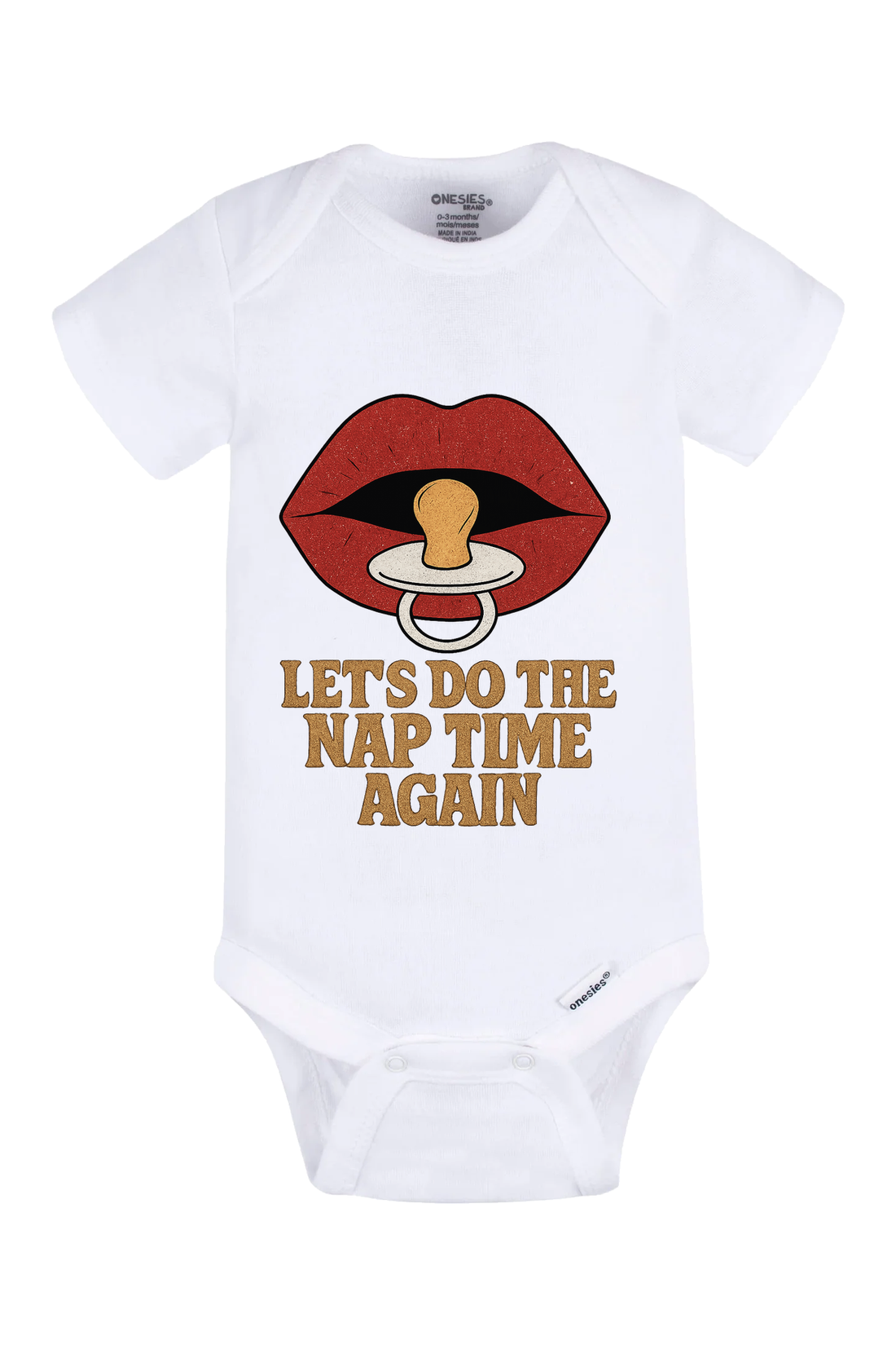 Rocky Nap Time Onesie - light blue