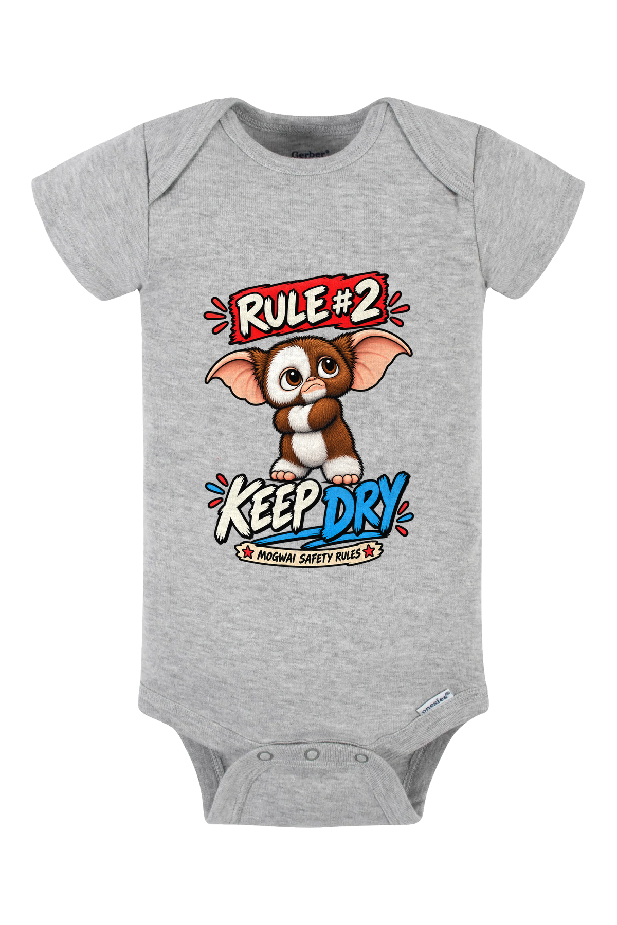 Rule2 Keep Dry Onesie - gray