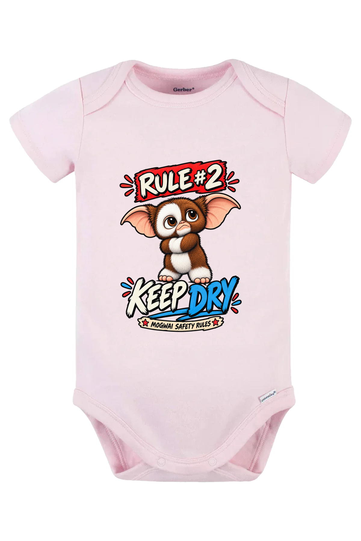 Rule2 Keep Dry Onesie - pink