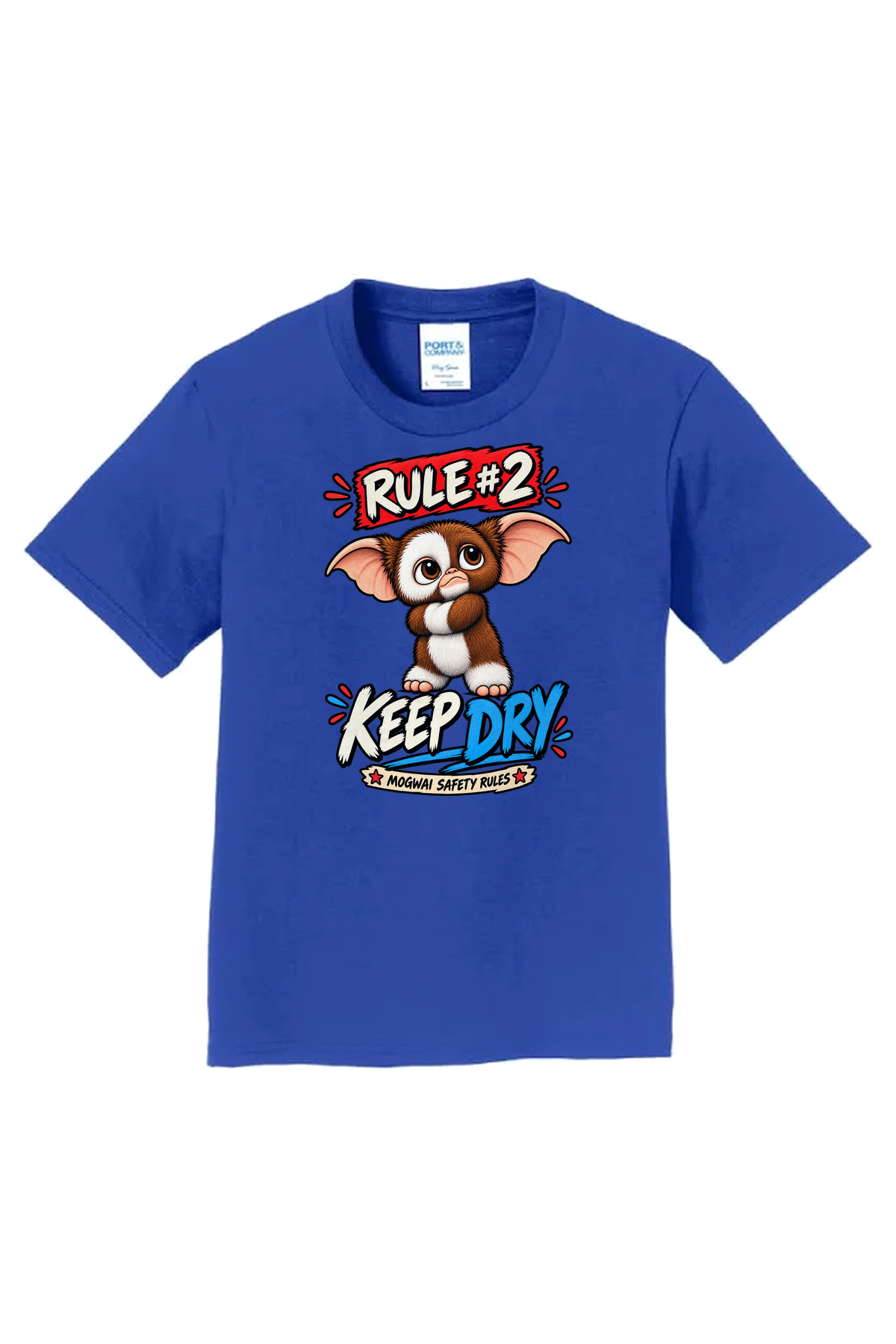 Rule2 Keep Dry T-Shirt - royal blue