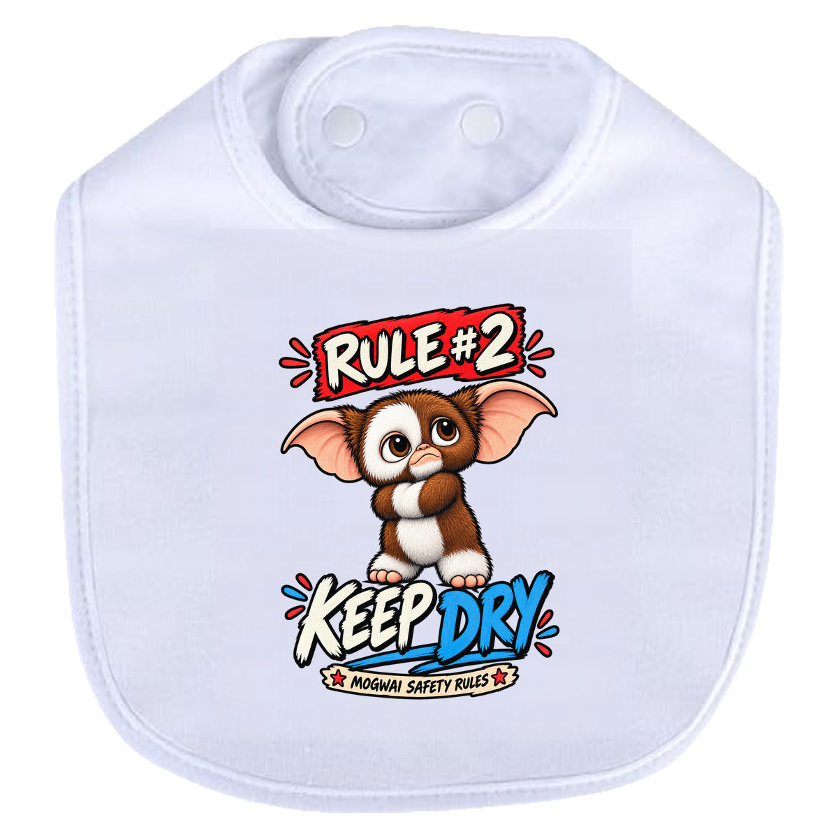 Rule2 Keep Dry Bib - white