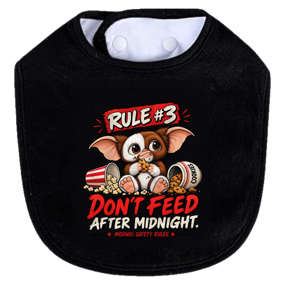 Rule3 Dont Feed Bib - black