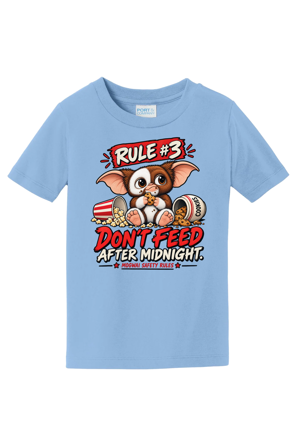 Rule3 Dont Feed T-Shirt - light blue