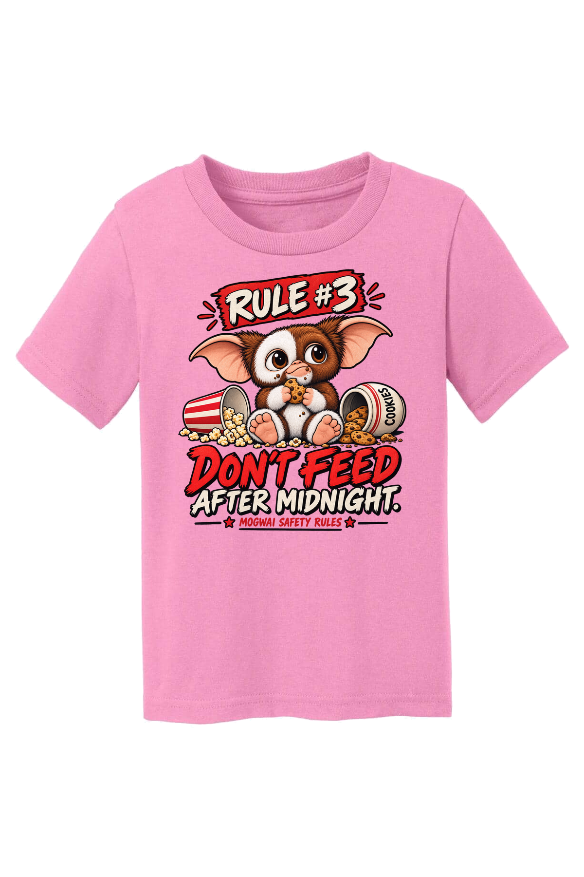 Rule3 Dont Feed T-Shirt - pink