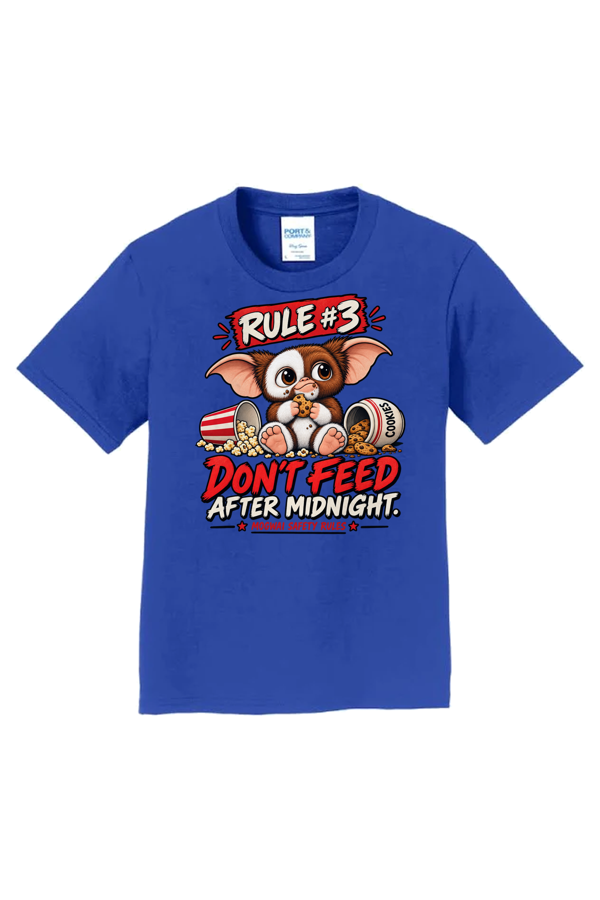 Rule3 Dont Feed T-Shirt - royal blue