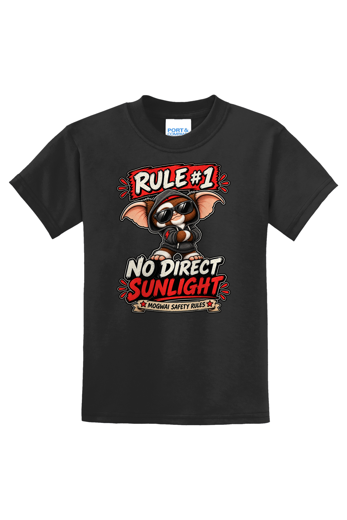Rule 1 No Direct Sunlight T-Shirt - black