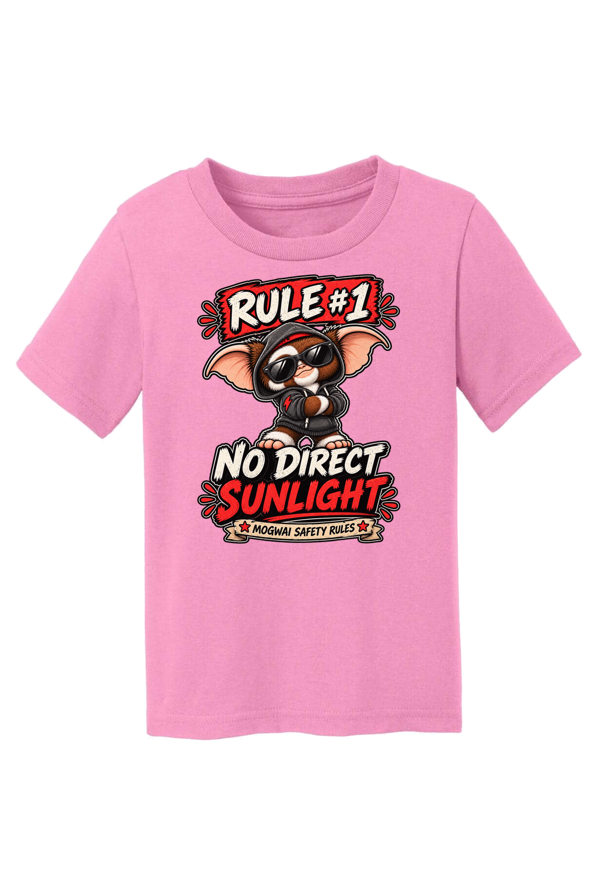 Rule 1 No Direct Sunlight T-Shirt - pink