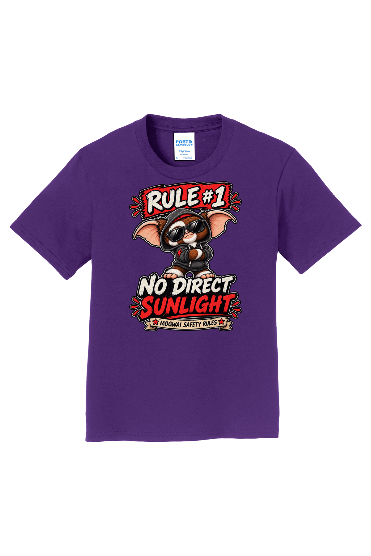 Rule 1 No Direct Sunlight T-Shirt - purple