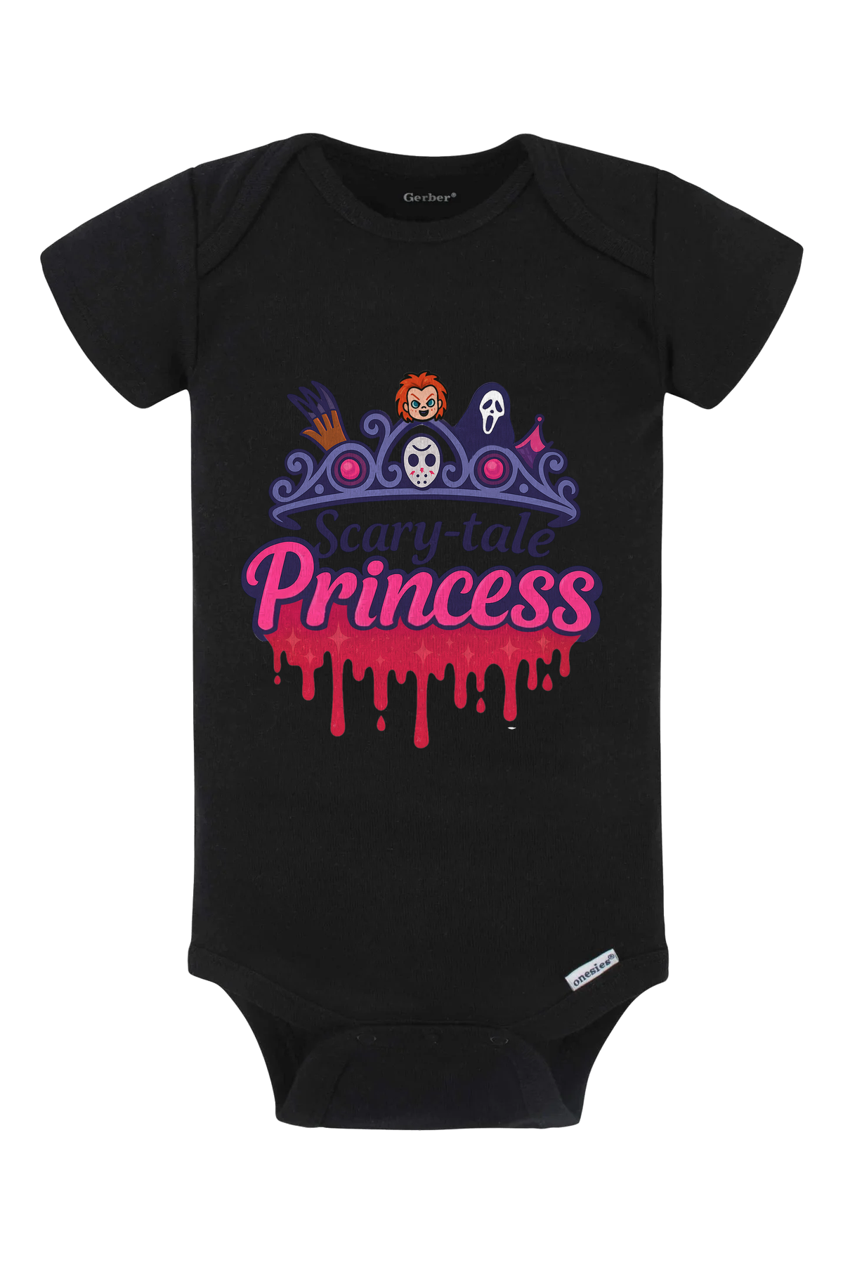Scarytale Princess Onesie - black