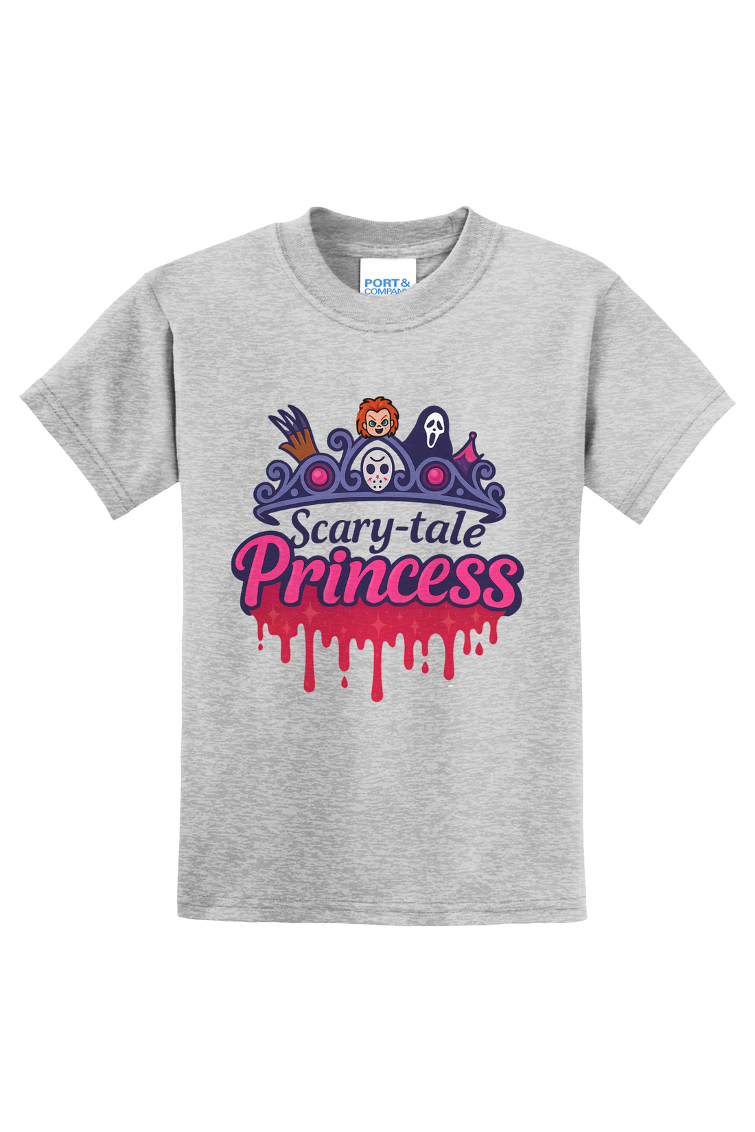 Scarytale Princess T-Shirt - gray