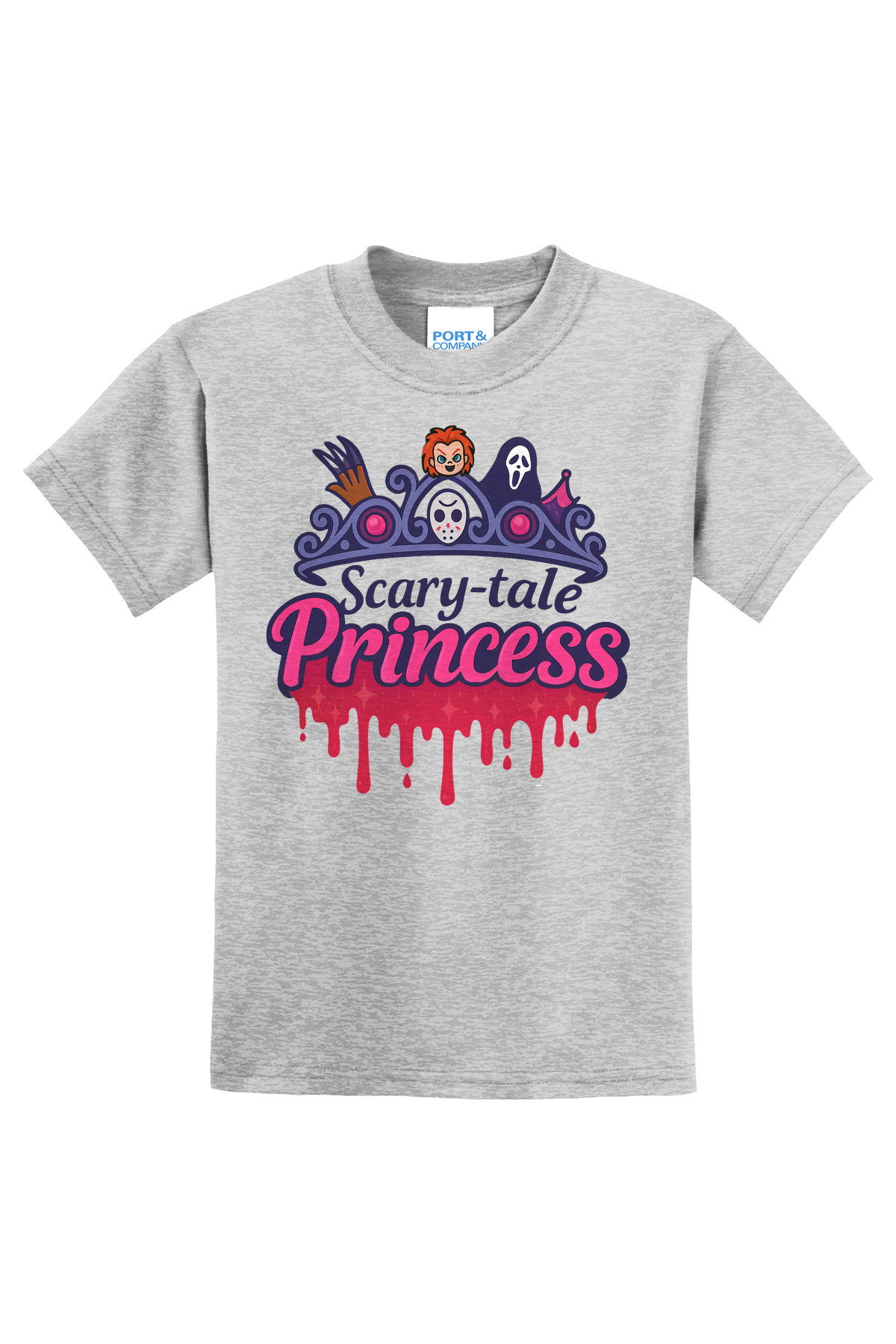 Scarytale Princess T-Shirt - gray