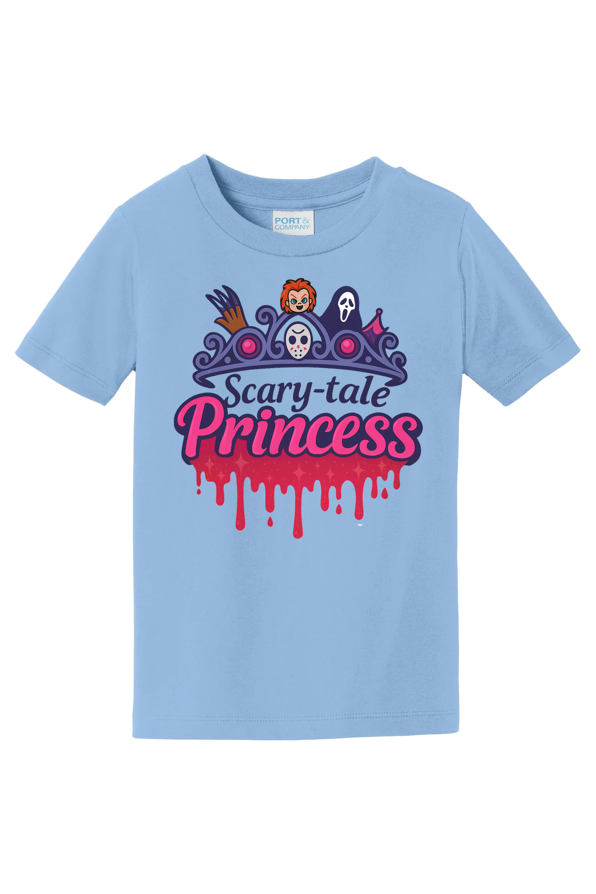 Scarytale Princess T-Shirt - light blue