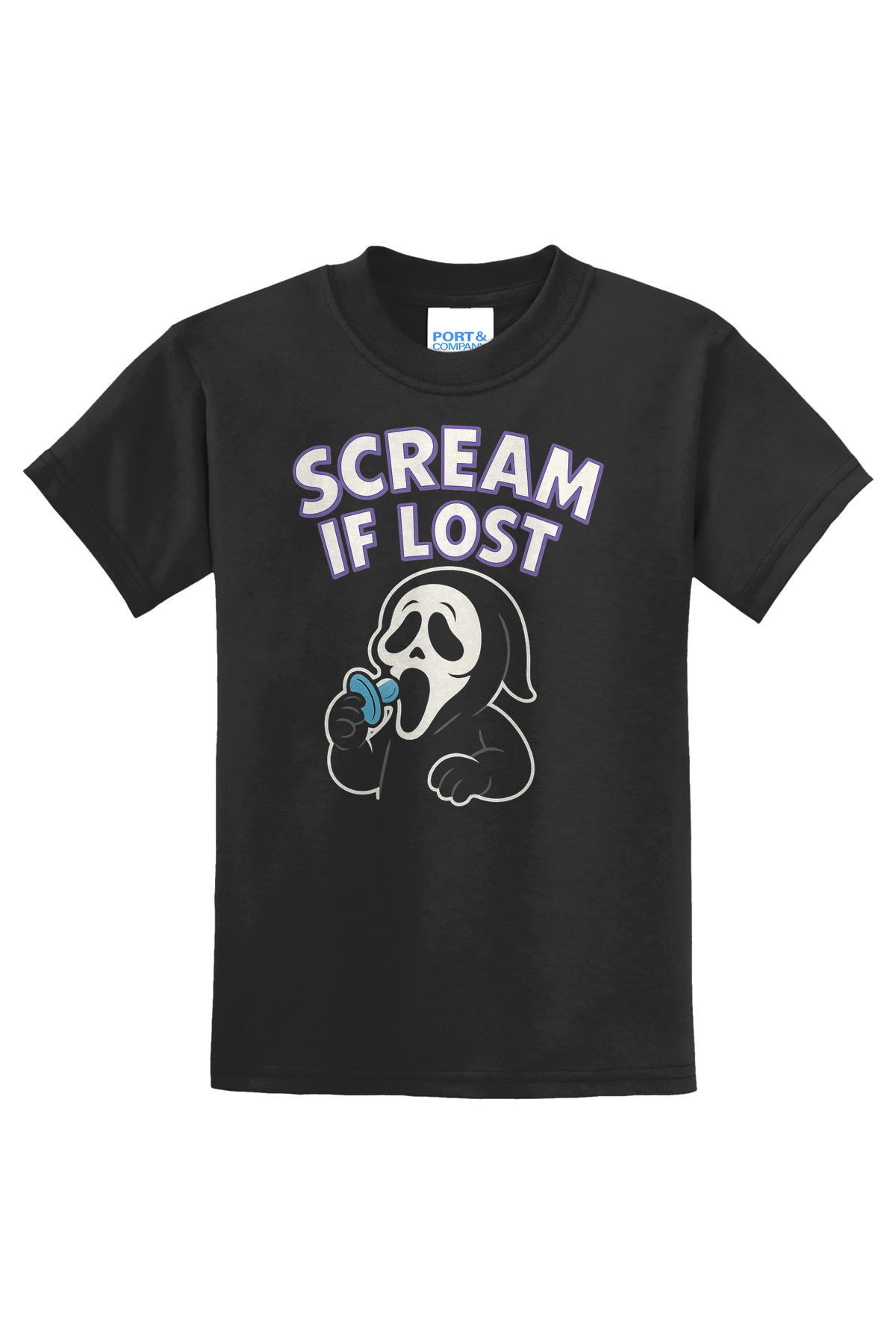 Scream If Lost T-Shirt - black