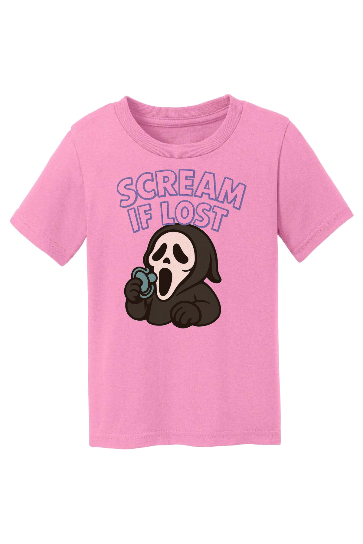 Scream If Lost T-Shirt - pink