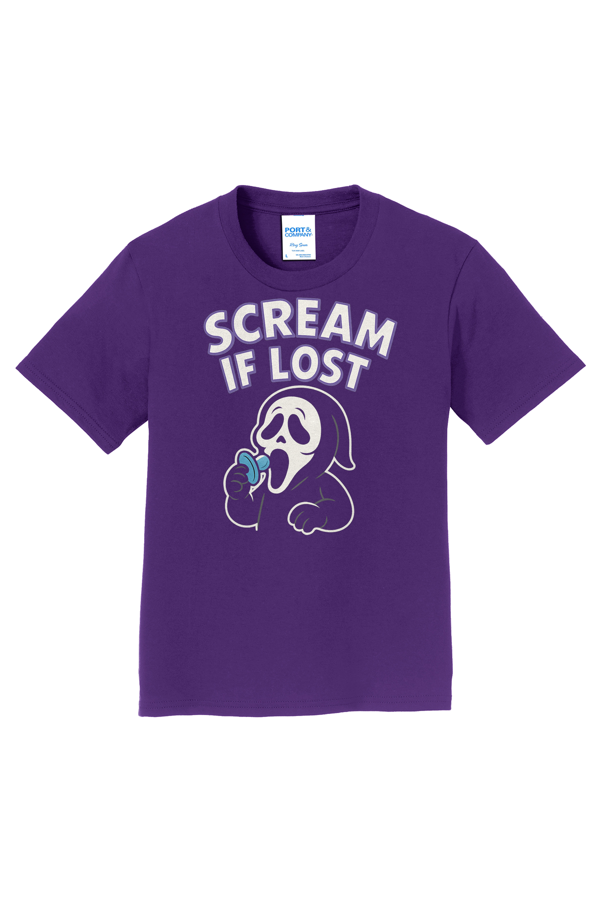 Scream If Lost T-Shirt - purple