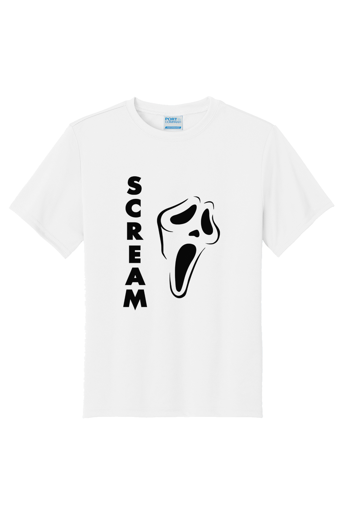Scream Vertical T-Shirt - white