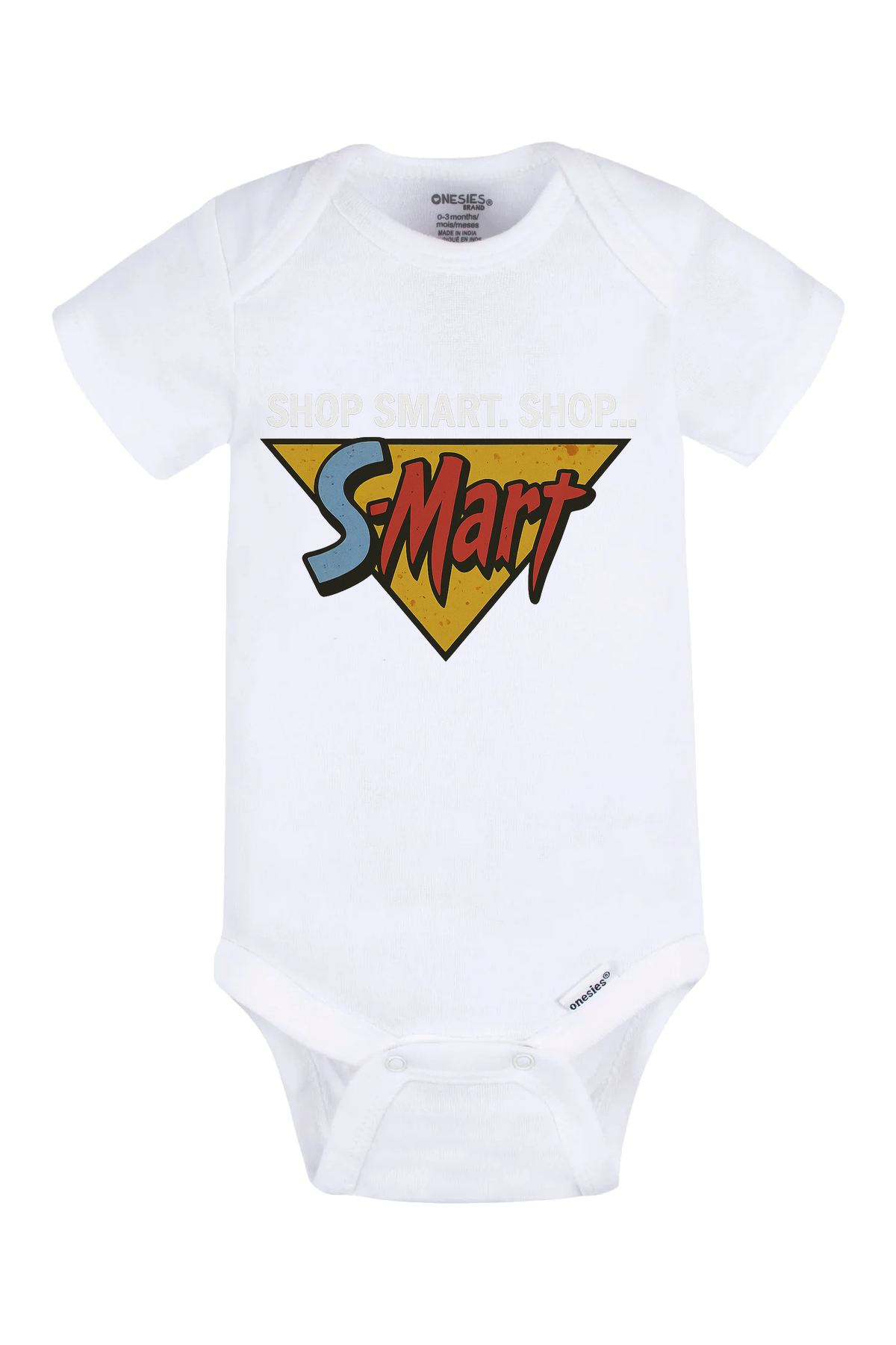 Shop Smart Onesie - white
