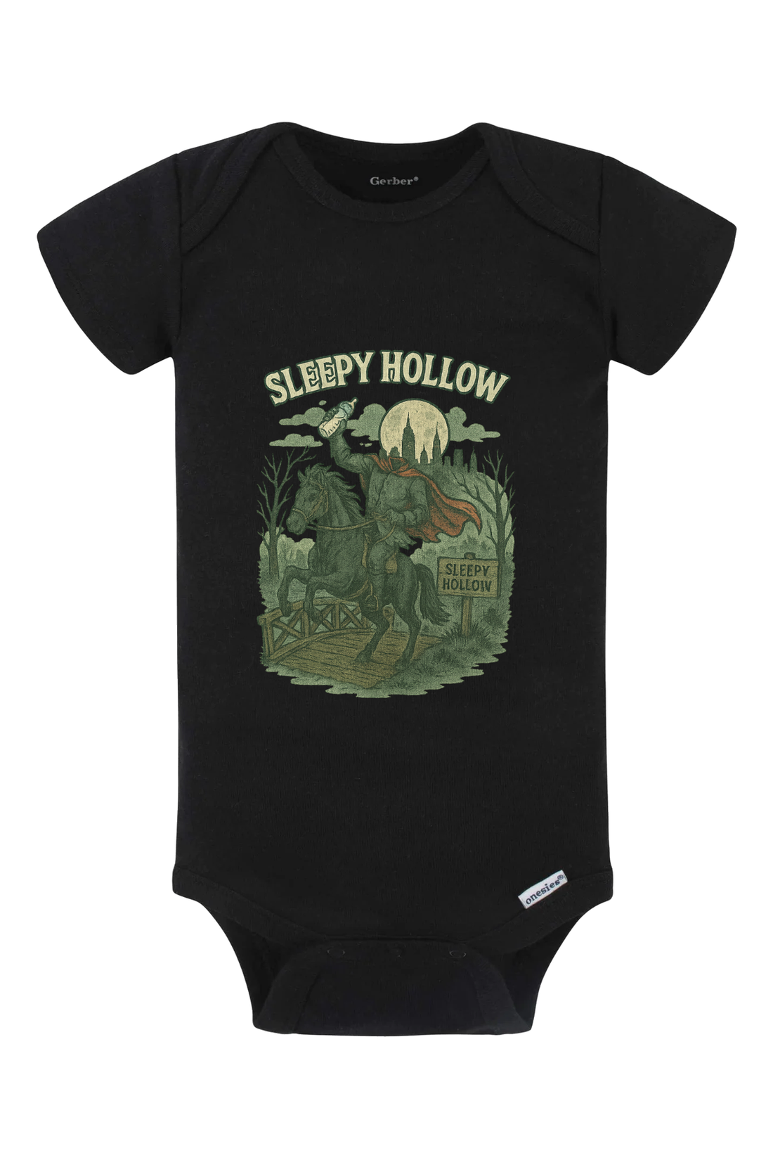 Sleepy Hollow Onesie - pink