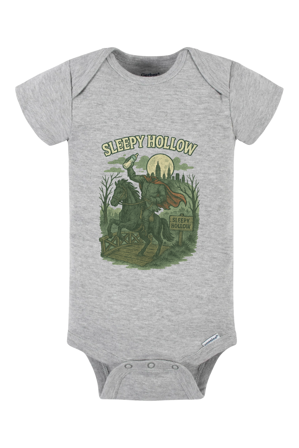 Sleepy Hollow Onesie - gray