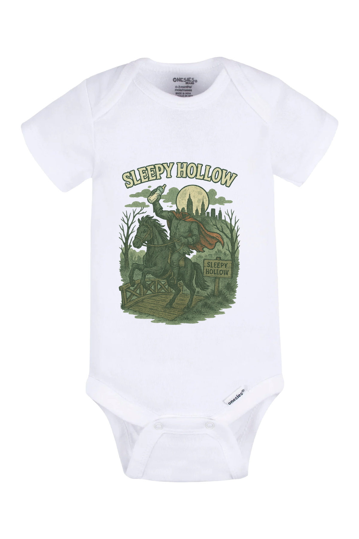 Sleepy Hollow Onesie - white