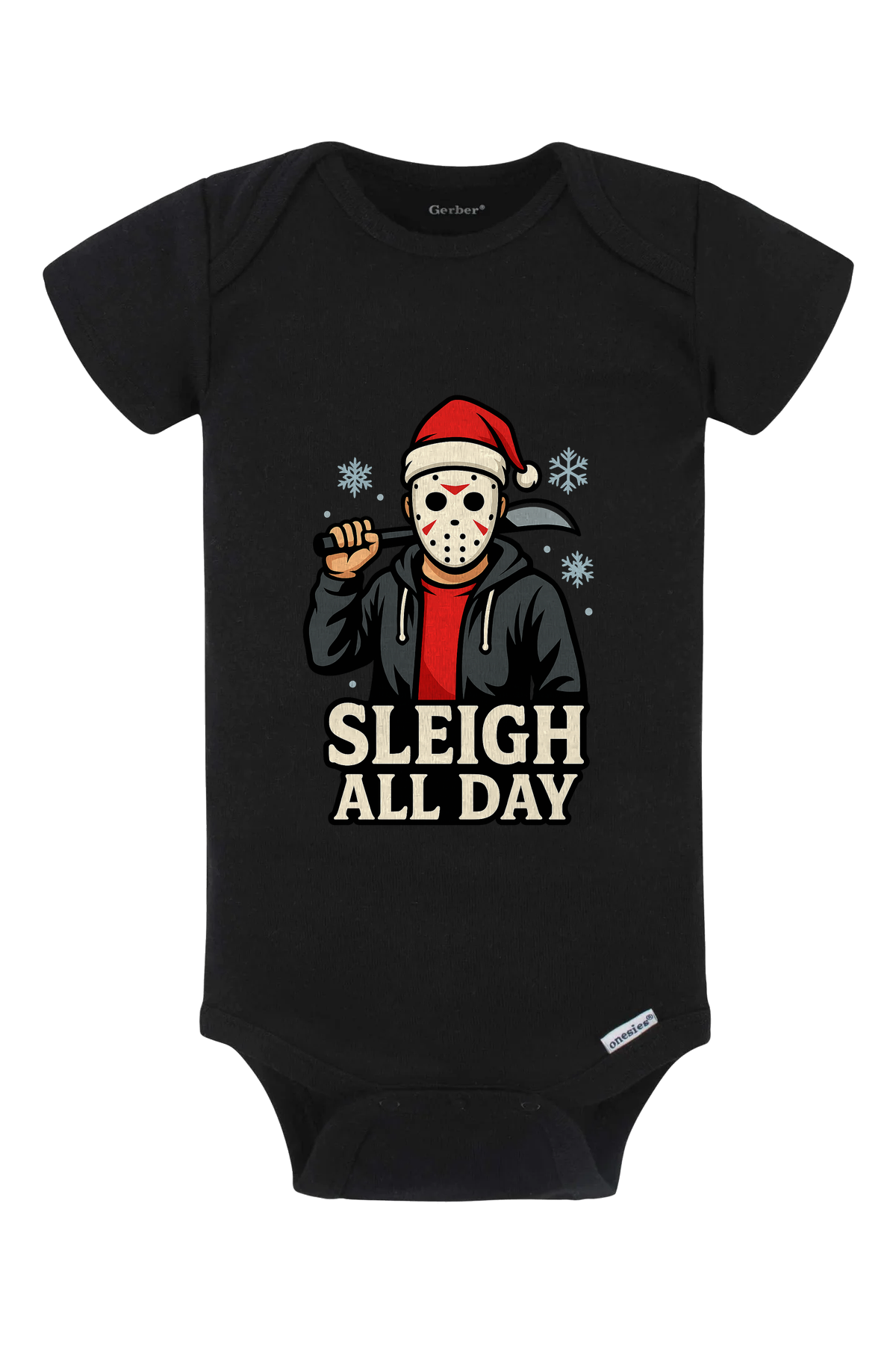 Sleigh All Day Onesie - black