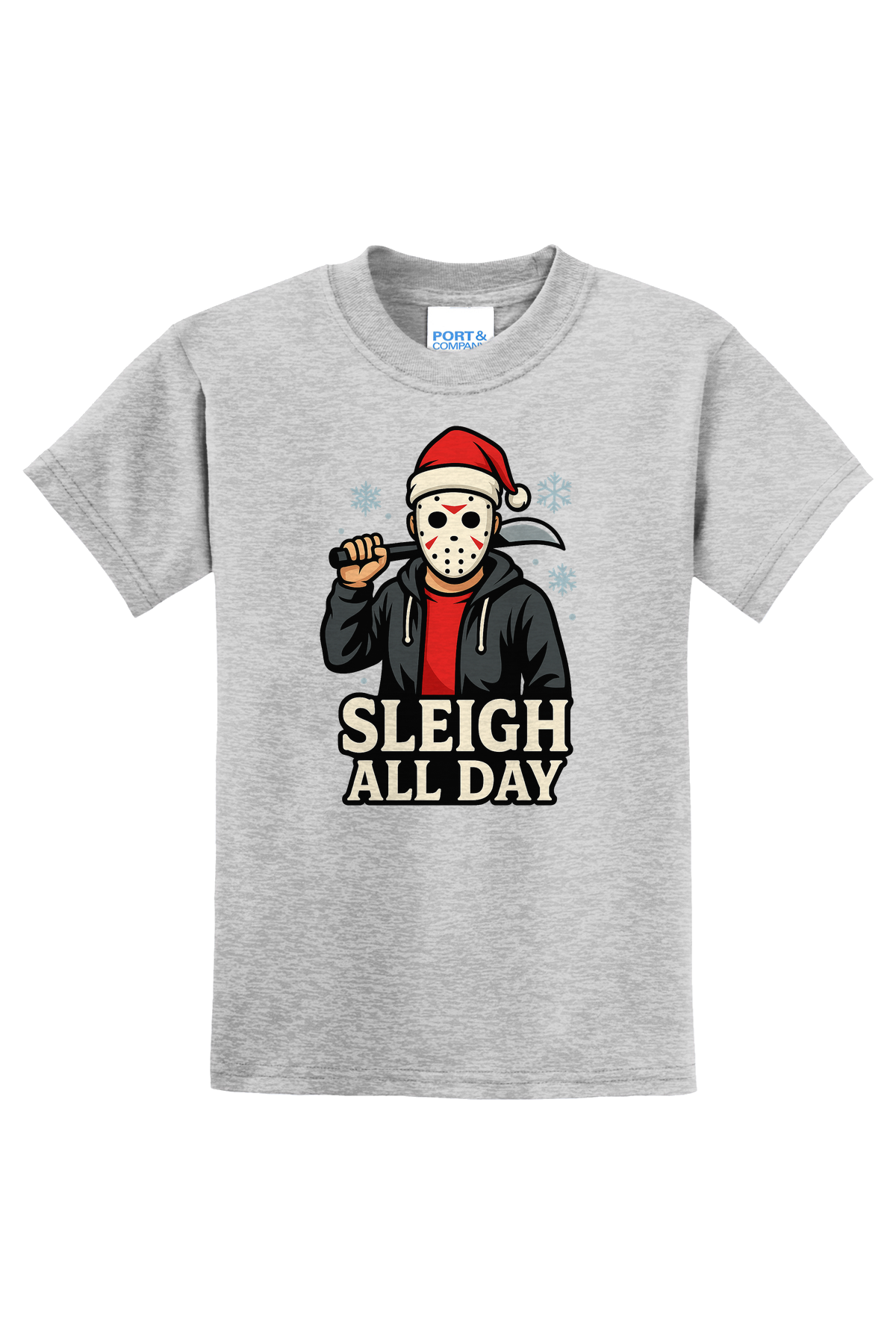 Sleigh All Day T-Shirt - gray