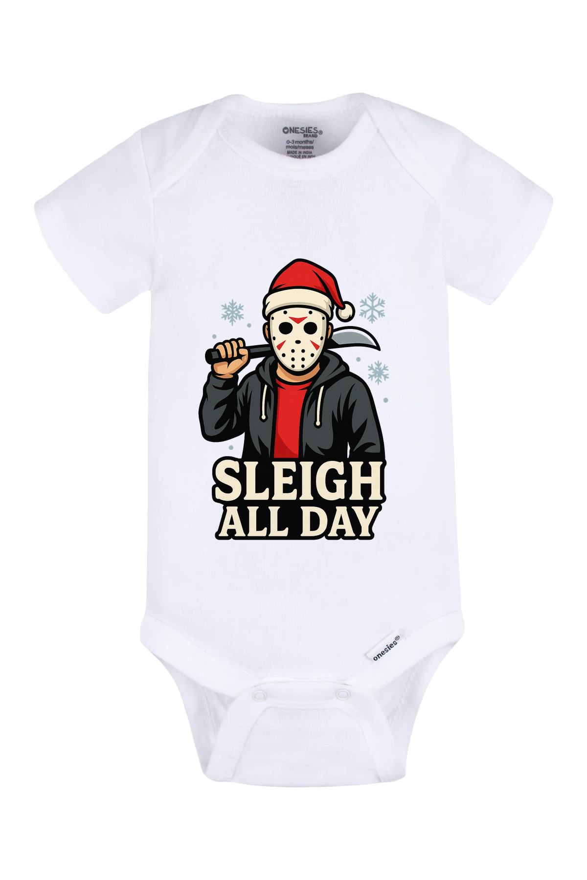 Sleigh All Day Onesie - white
