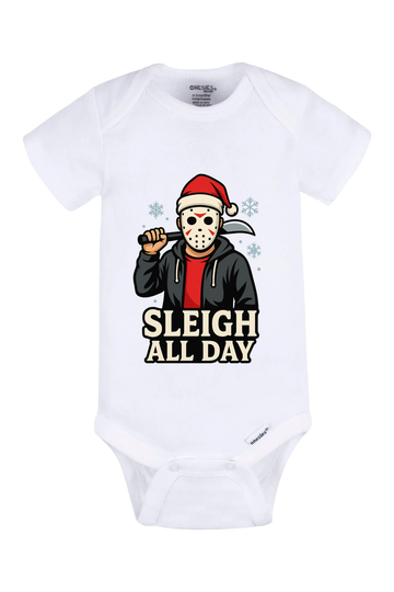 Sleigh All Day Onesie - white