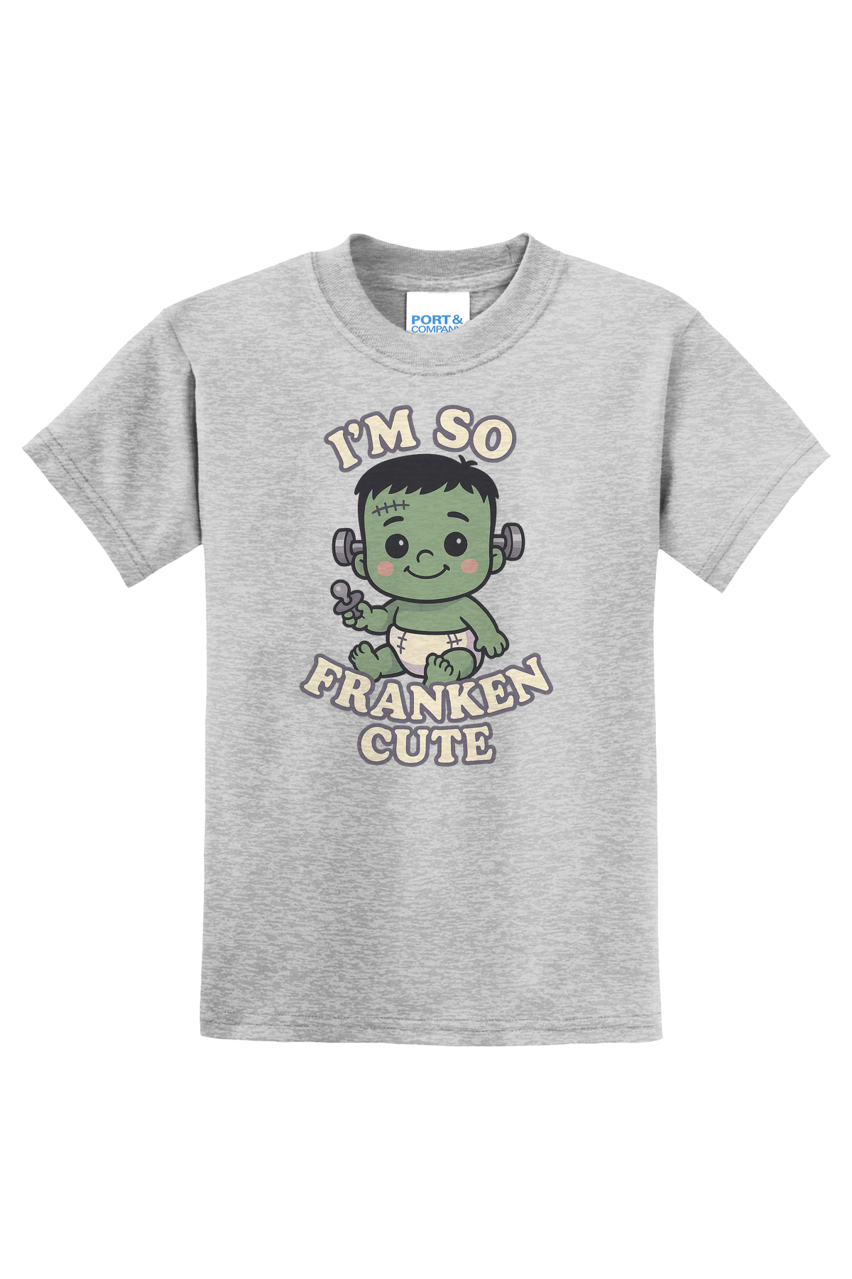 So Franken Cute Baby T-Shirt - gray