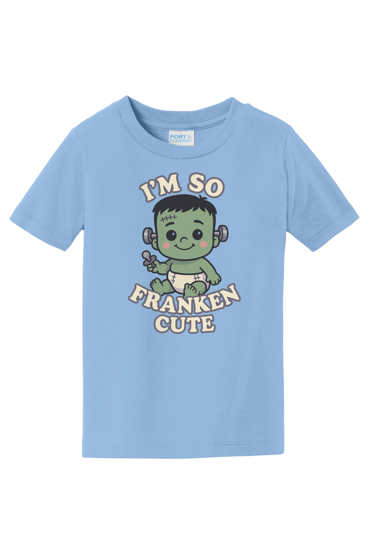 So Franken Cute Baby T-Shirt - light blue