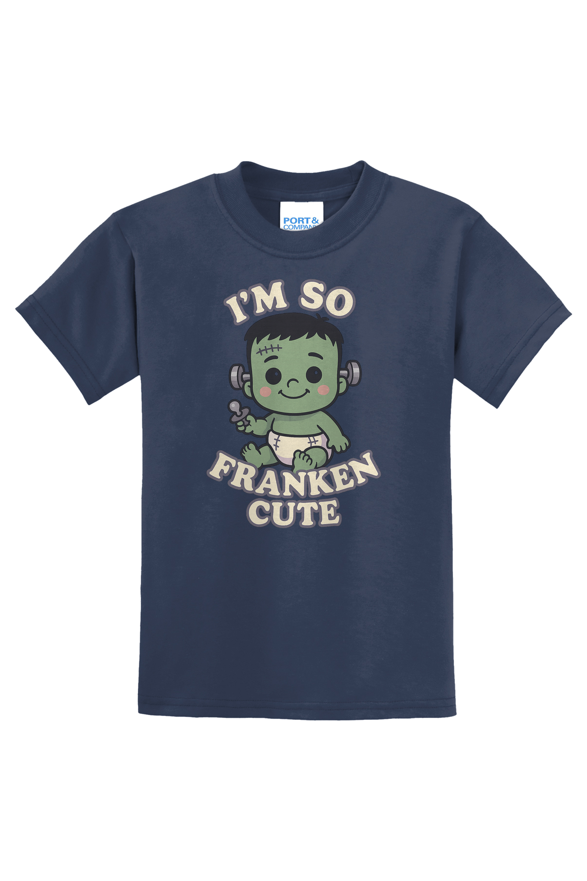 So Franken Cute Baby T-Shirt - navy blue