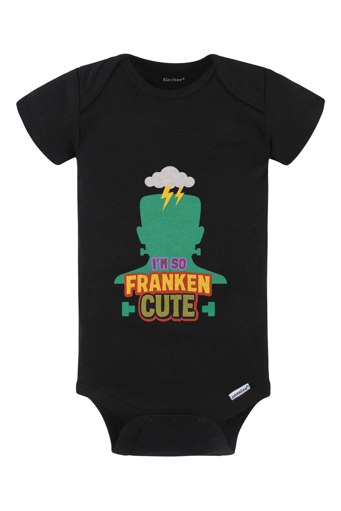 So Franken Cute Character Onesie - light blue