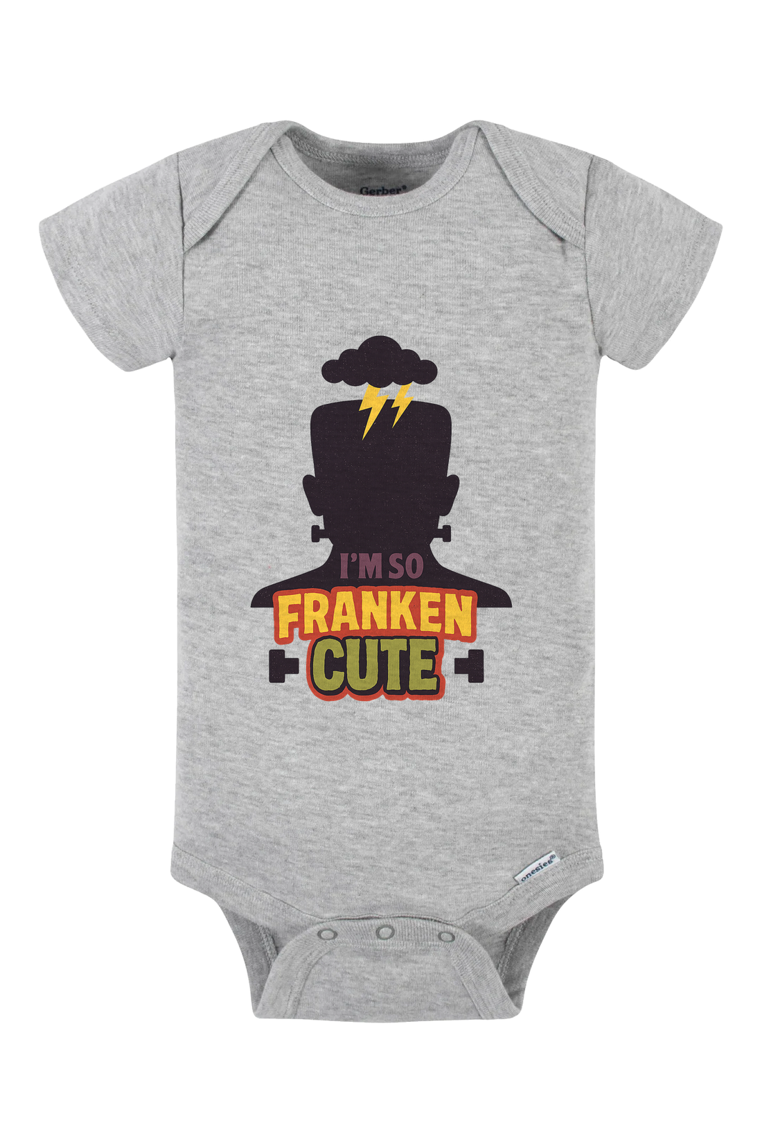 So Franken Cute Character Onesie - light blue