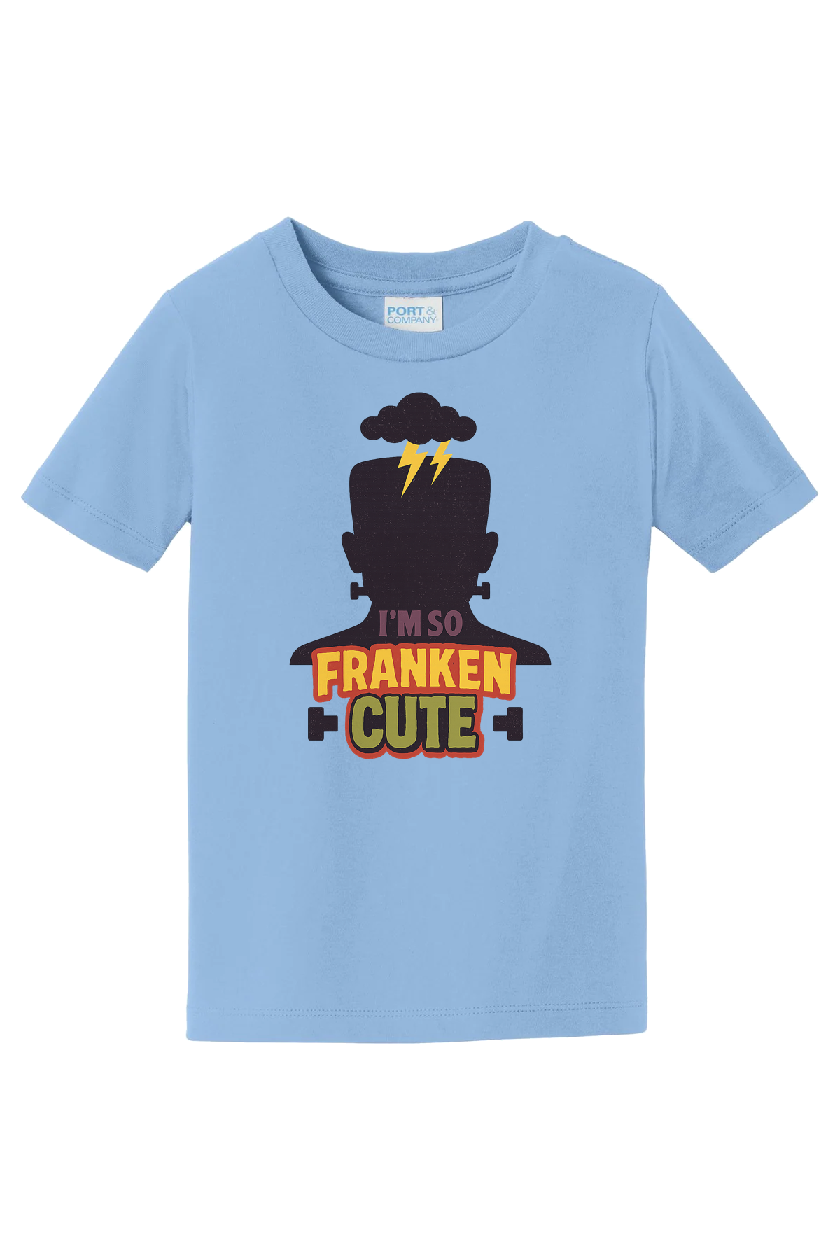 So Franken Cute Character T-Shirt - light blue