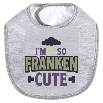 So Franken Cute Cloud Bib - gray