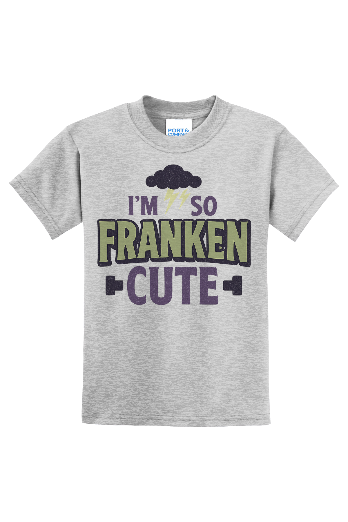So Franken Cute Cloud T-Shirt - gray