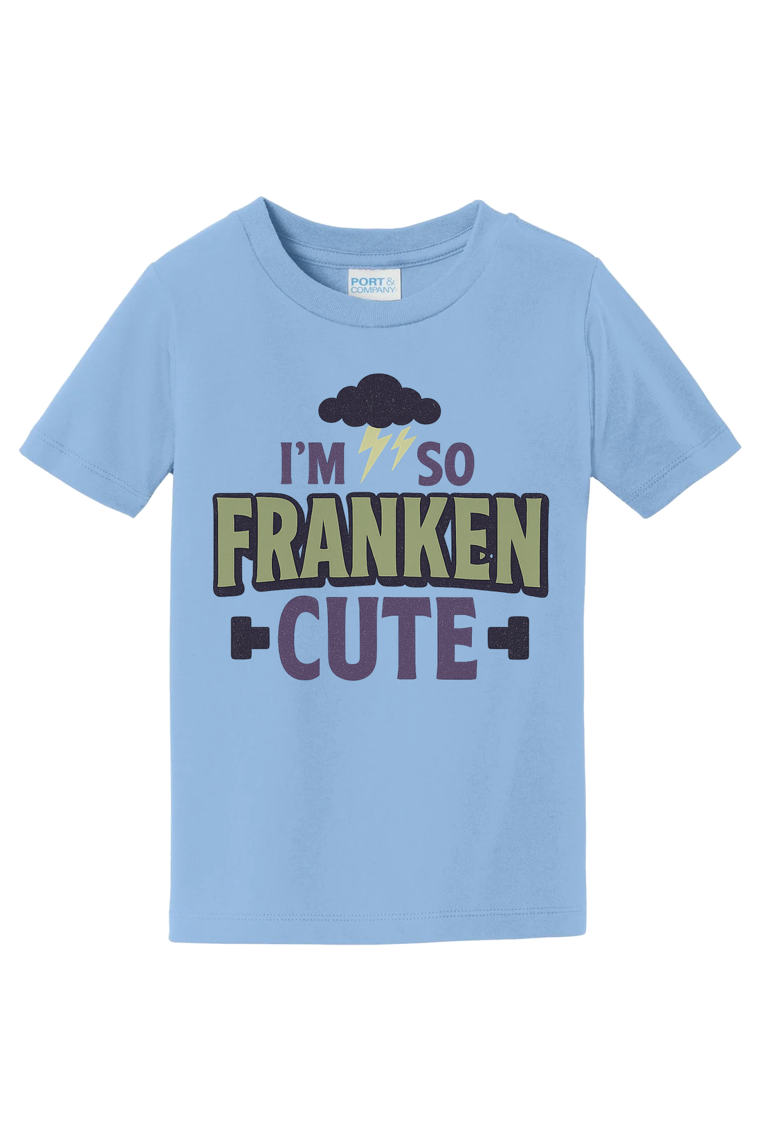 So Franken Cute Cloud T-Shirt - light blue
