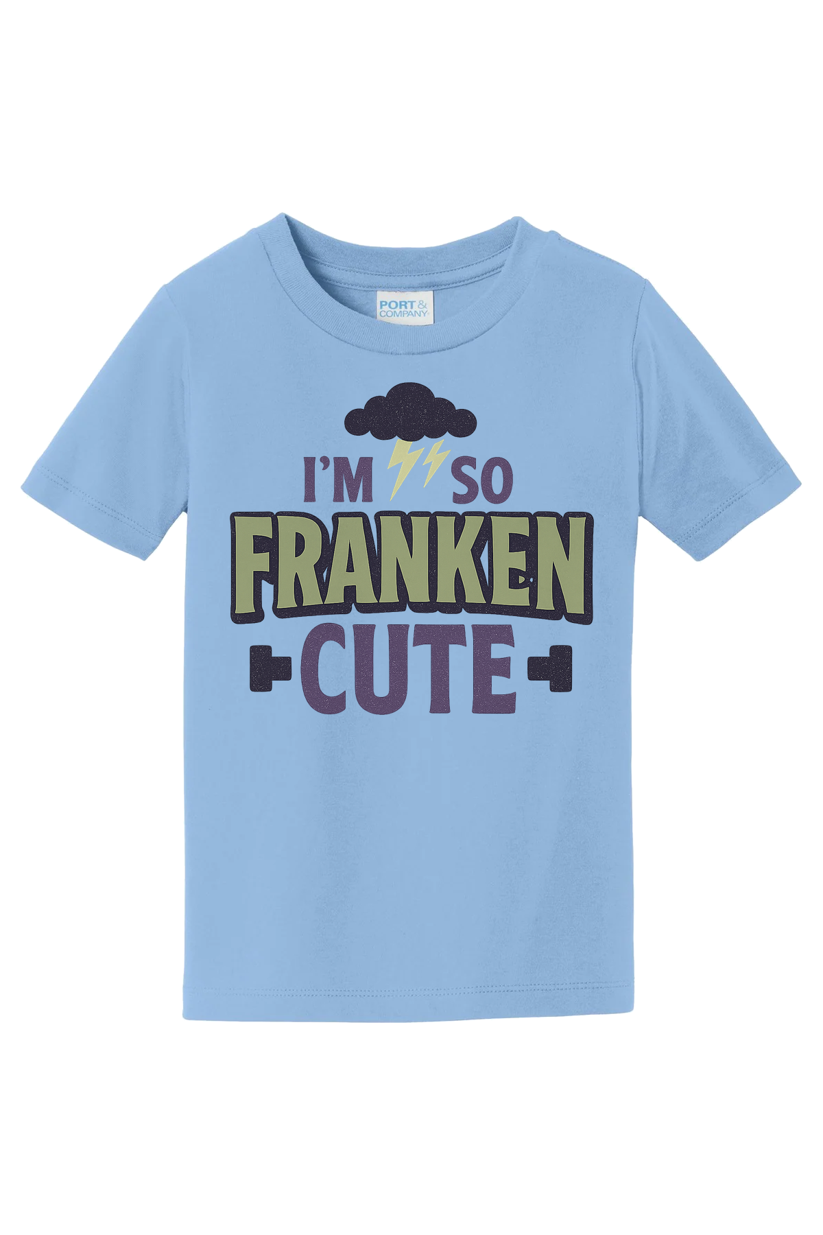 So Franken Cute Cloud T-Shirt - light blue