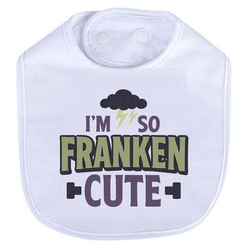 So Franken Cute Cloud Bib - white