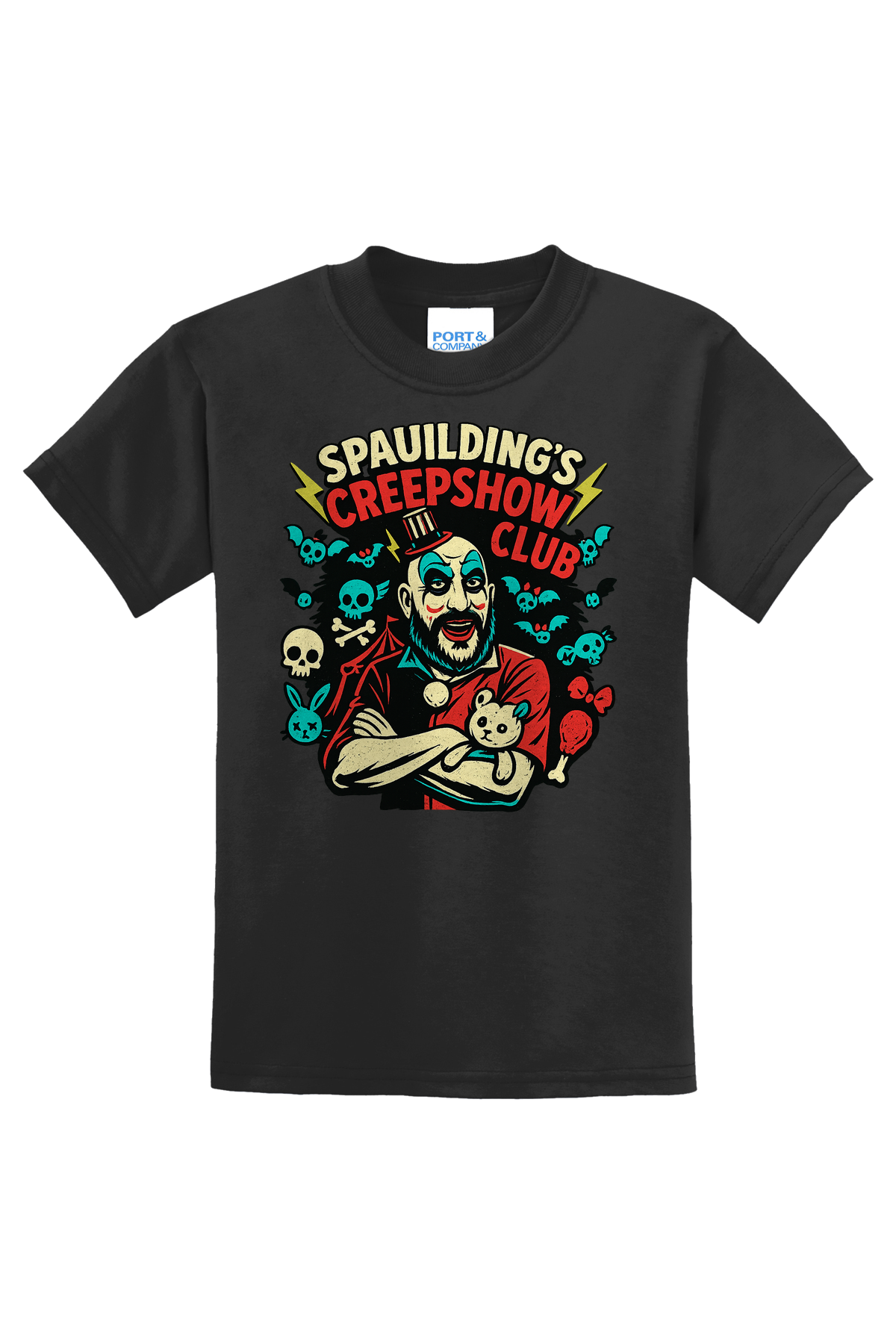 Spaulding Creep Show Club T-Shirt - black