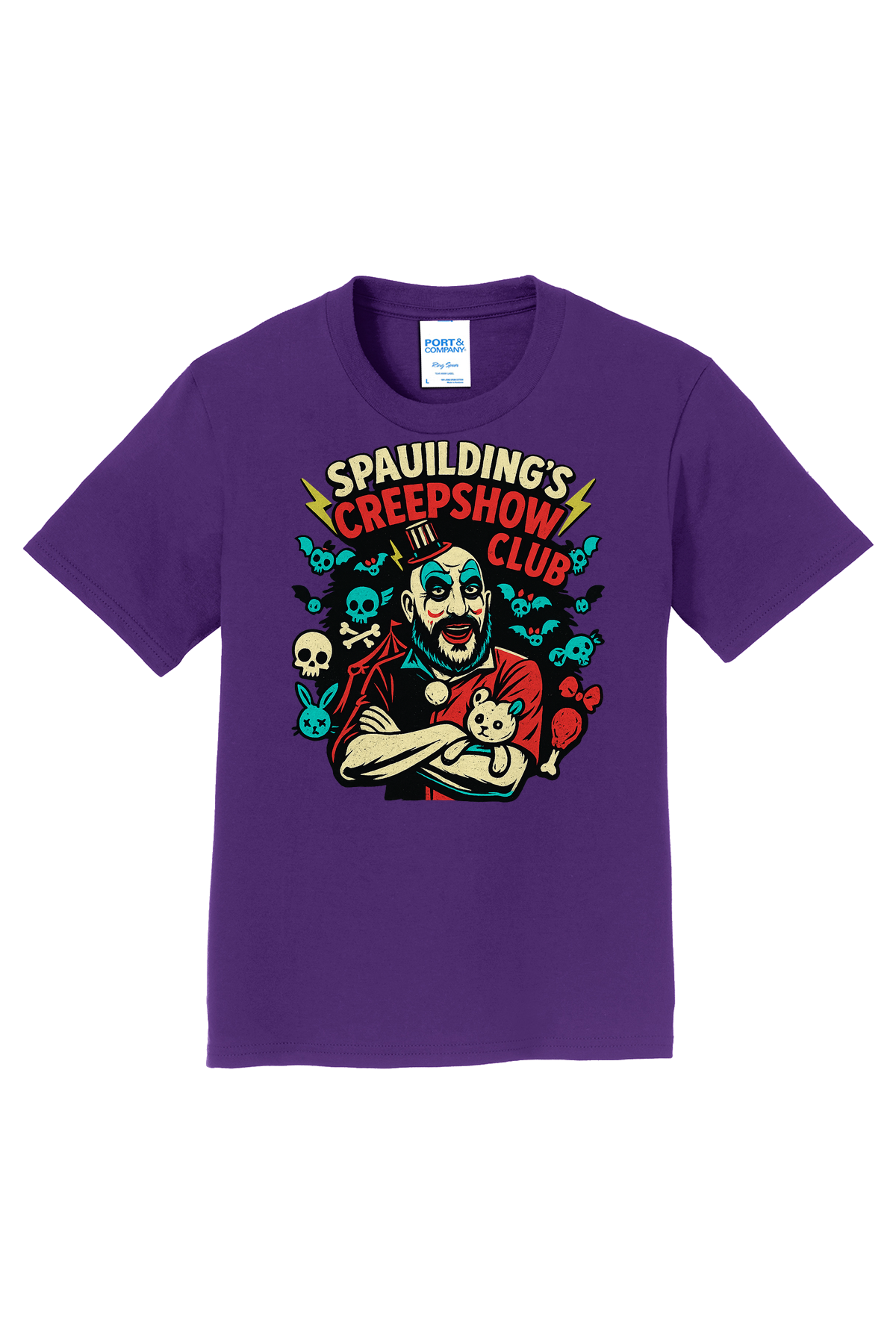 Spaulding Creep Show Club T-Shirt - purple