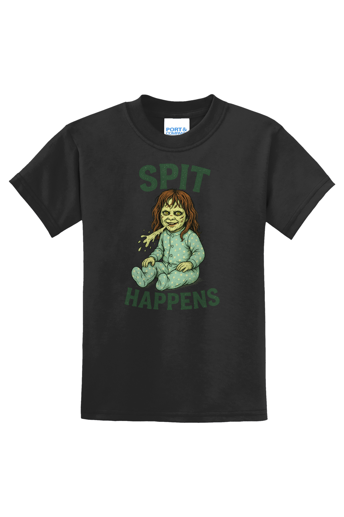 Spit Happens T-Shirt - black
