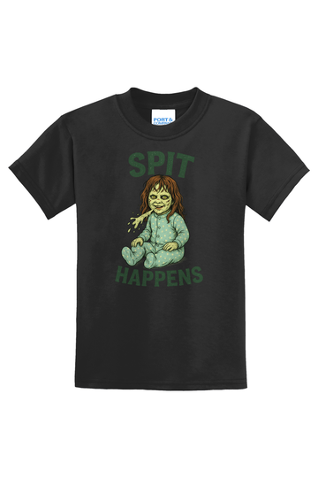 Spit Happens T-Shirt - black