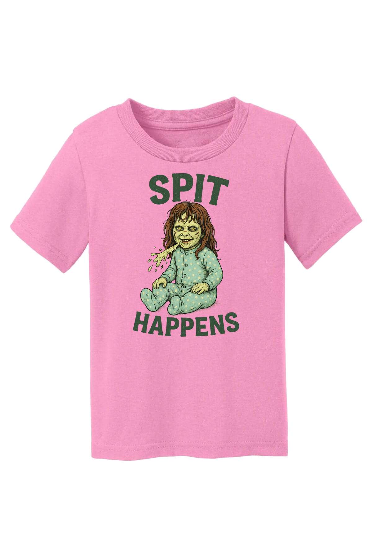Spit Happens T-Shirt - pink