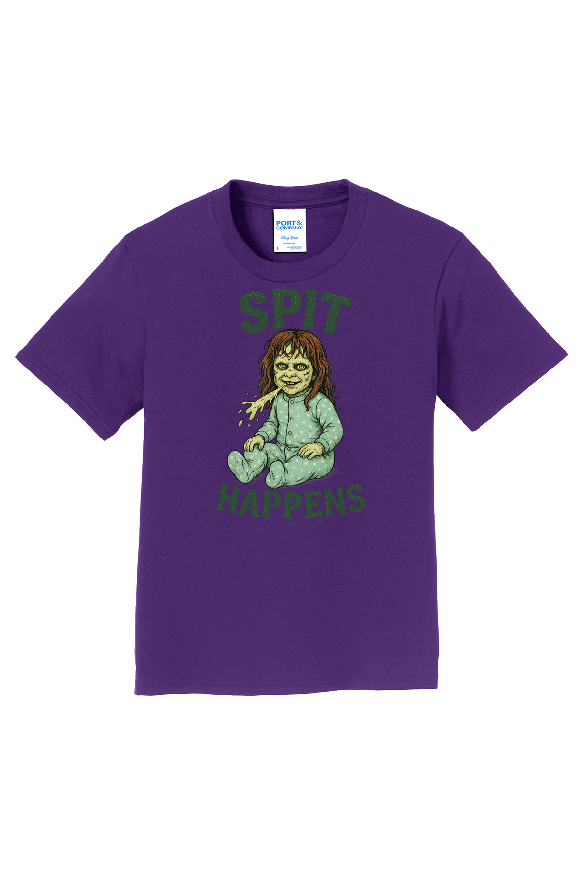 Spit Happens T-Shirt - purple