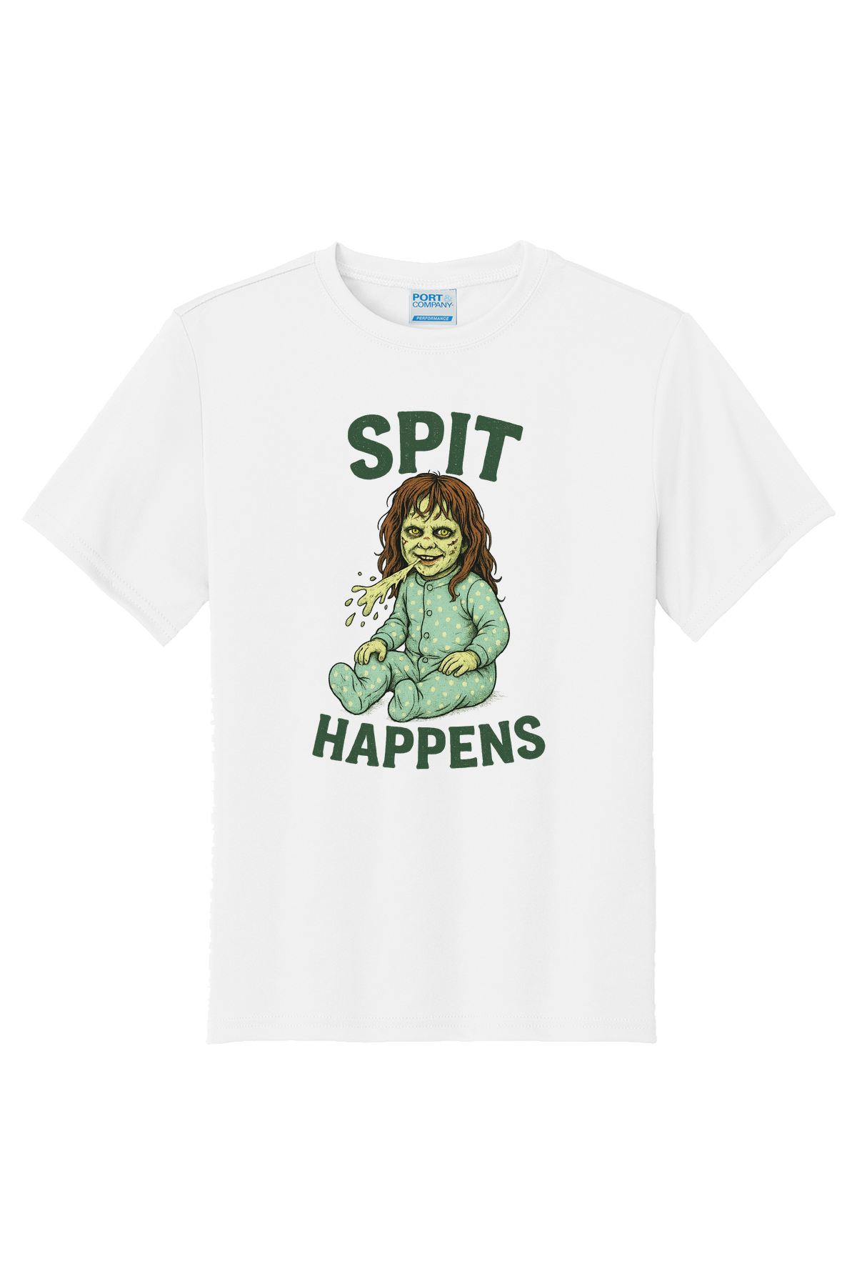 Spit Happens T-Shirt - white
