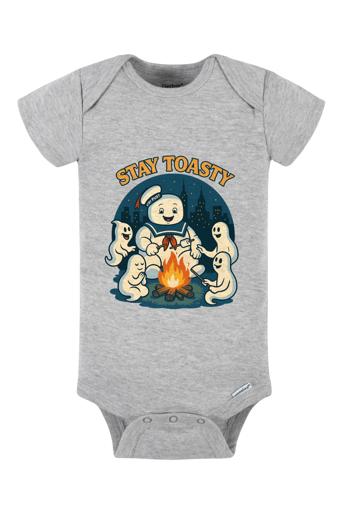 Stay Toasty Onesie - gray