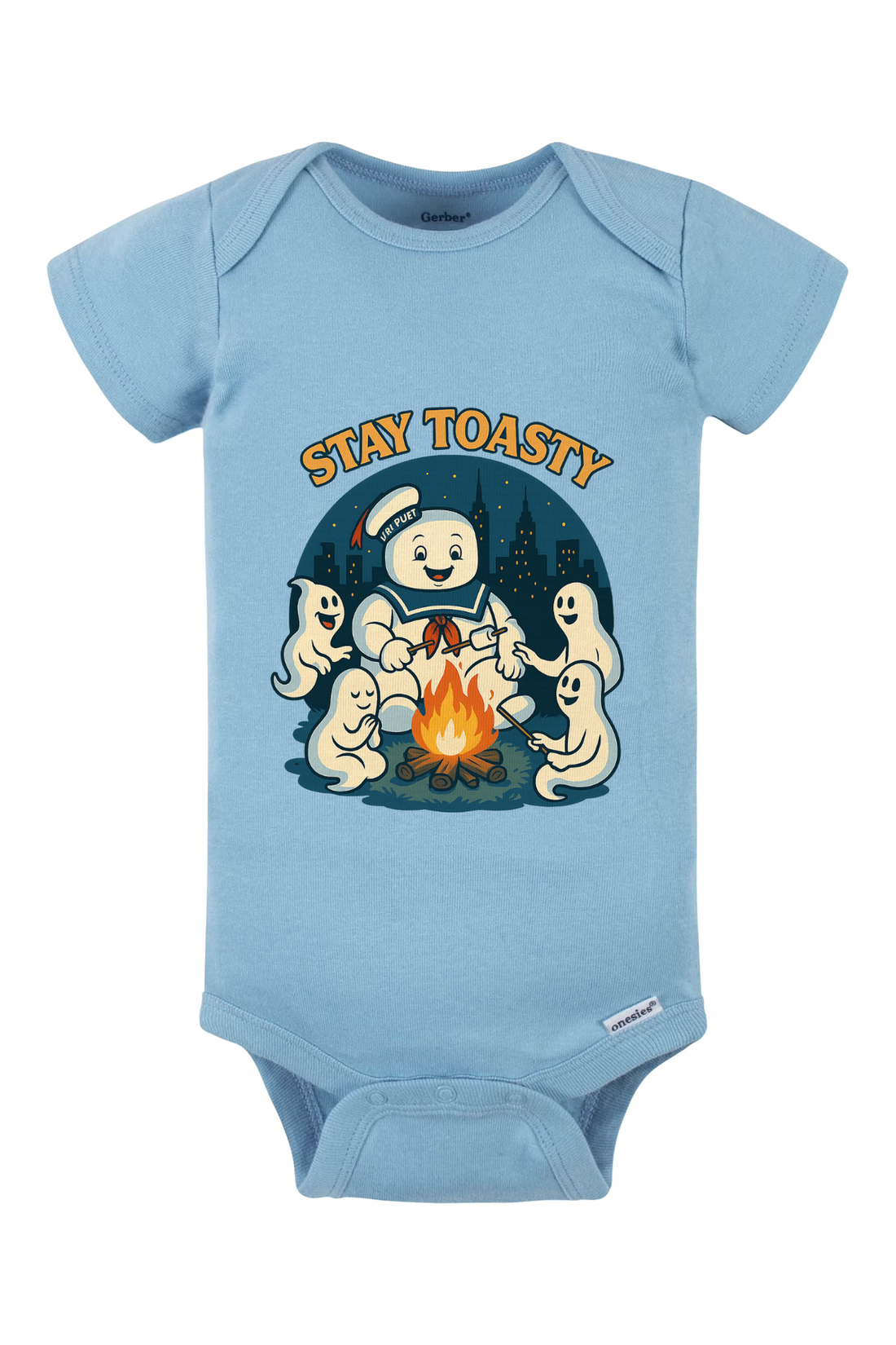 Stay Toasty Onesie - light blue