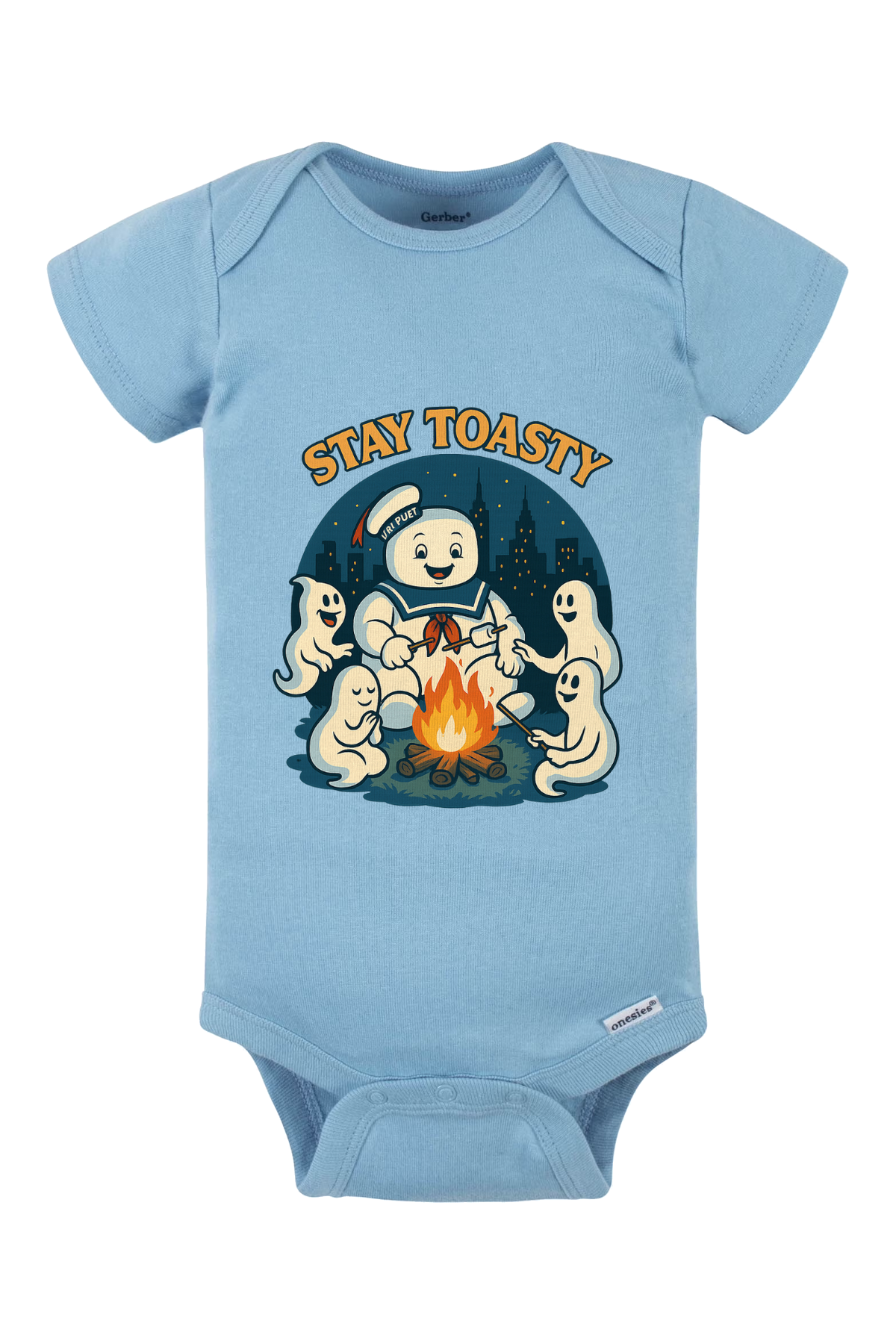 Stay Toasty Onesie - light blue