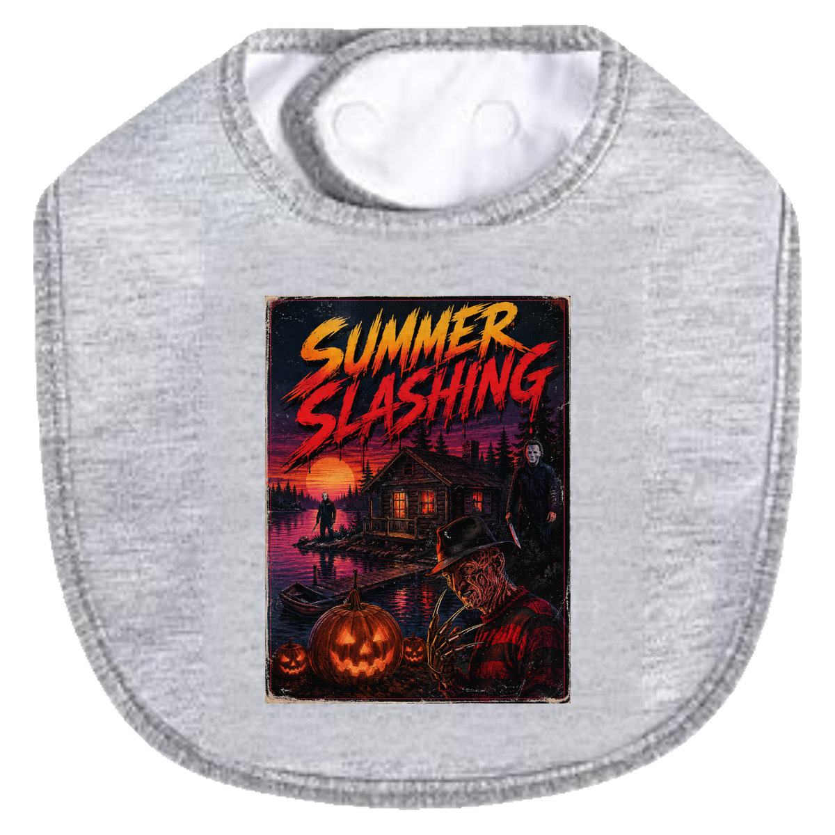 Summer Slashing 2 Bib - gray